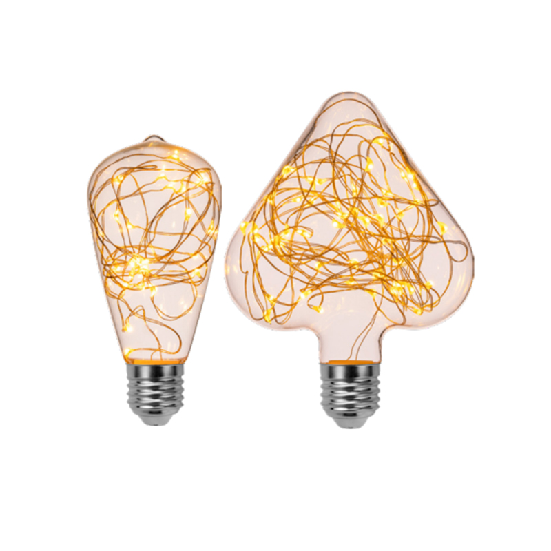 Copper wire lamp Copper wire lamp