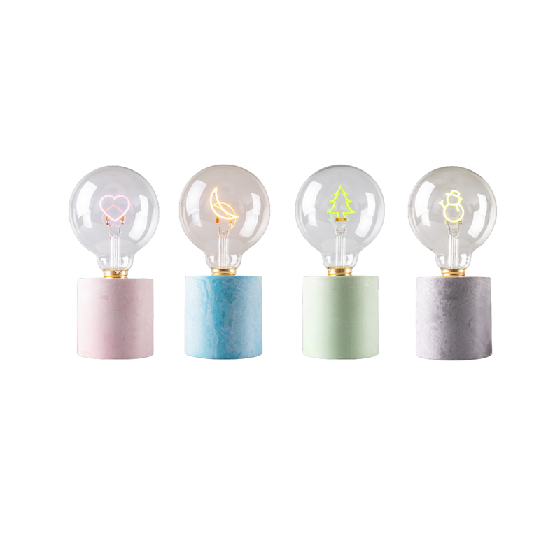 Pandekorasyon na base ng lampara ng mesa (dayap) Pandekorasyon na base ng lampara ng mesa (dayap)