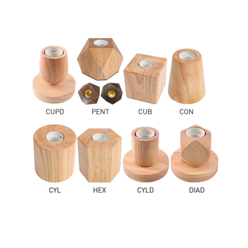 Pandekorasyon na base ng lampara ng mesa (kahoy) Pandekorasyon na base ng lampara ng mesa (kahoy)